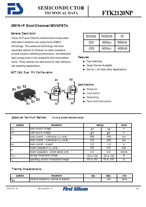 FTK2120NP Datasheet PDF First Silicon Co., Ltd