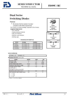 FDS99U Datasheet PDF First Silicon Co., Ltd