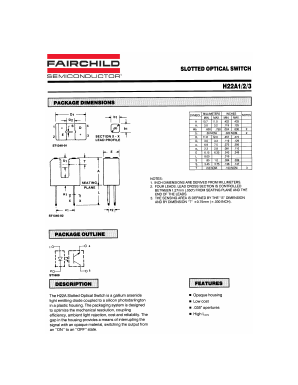 H22A2 Datasheet PDF Fairchild Semiconductor