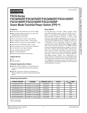 CQ1565RT Datasheet PDF Fairchild Semiconductor
