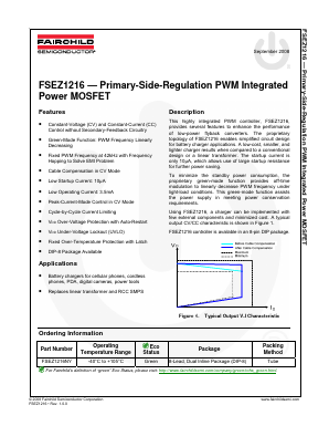 FSEZ1216 Datasheet PDF Fairchild Semiconductor