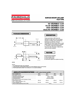 QTLP282 Datasheet PDF Fairchild Semiconductor