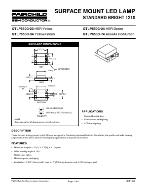 QTLP650C-23 Datasheet PDF Fairchild Semiconductor