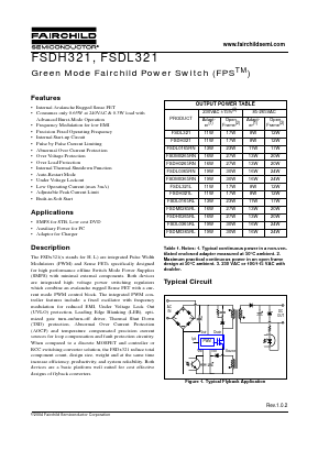 DH321 Datasheet PDF Fairchild Semiconductor
