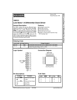100311 Datasheet PDF Fairchild Semiconductor