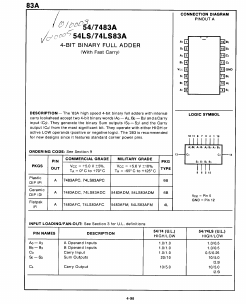 5483AFM Datasheet PDF Fairchild Semiconductor