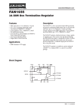 FAN1655 Datasheet PDF Fairchild Semiconductor