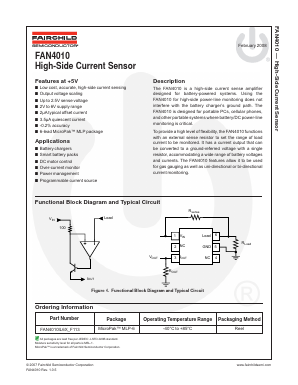 FAN4010 Datasheet PDF Fairchild Semiconductor