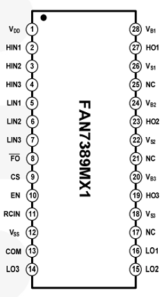 FAN7389MX1 Datasheet PDF Fairchild Semiconductor