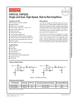 FHP3132 Datasheet PDF Fairchild Semiconductor