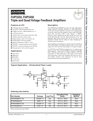 FHP3350IM14X Datasheet PDF Fairchild Semiconductor