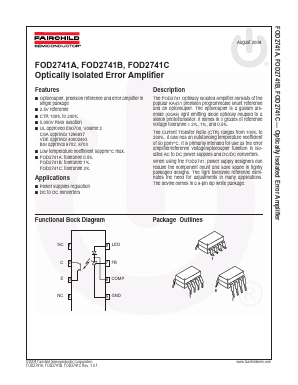 FOD2741ASV Datasheet PDF Fairchild Semiconductor
