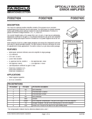 FOD2742A Datasheet PDF Fairchild Semiconductor