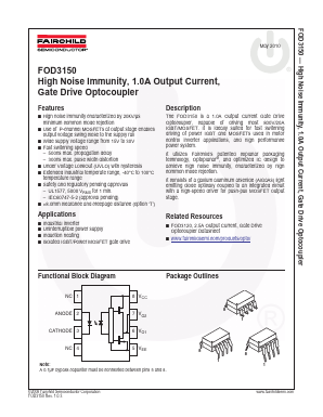 FOD3150S Datasheet PDF Fairchild Semiconductor