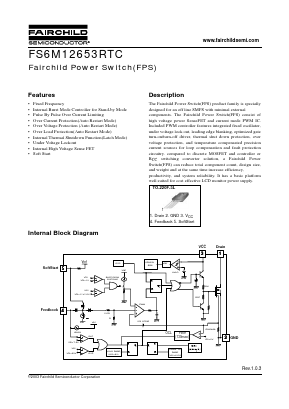 6M12653RC Datasheet PDF Fairchild Semiconductor
