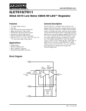 ILC7010AIC533X Datasheet PDF Fairchild Semiconductor