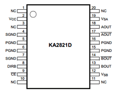 KA2821D Datasheet PDF Fairchild Semiconductor