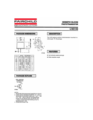 L14CX Datasheet PDF Fairchild Semiconductor