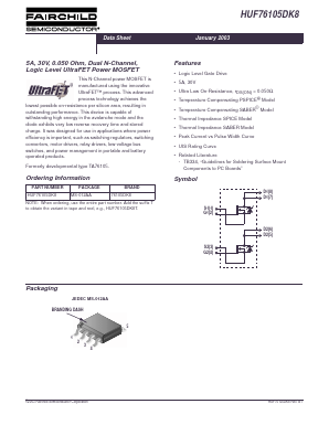 HUF76105DK8 Datasheet PDF Fairchild Semiconductor