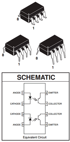MCT61 Datasheet PDF Fairchild Semiconductor
