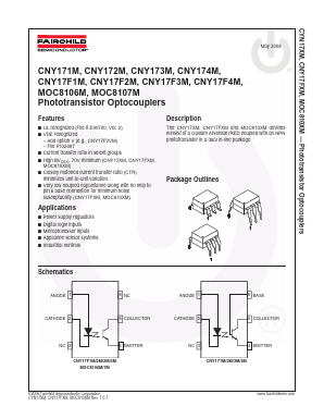 CNY174SM Datasheet PDF Fairchild Semiconductor