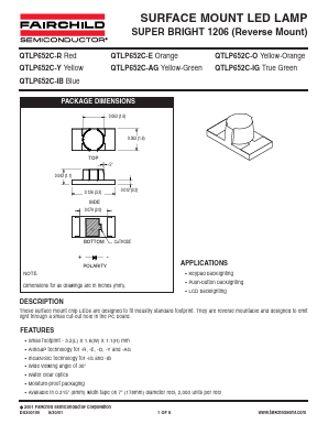 QTLP652C-AG Datasheet PDF Fairchild Semiconductor