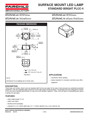 QTLP670C Datasheet PDF Fairchild Semiconductor