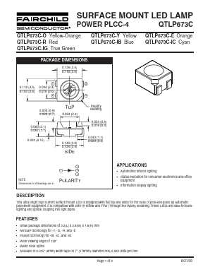 QTLP673C-IGTR Datasheet PDF Fairchild Semiconductor