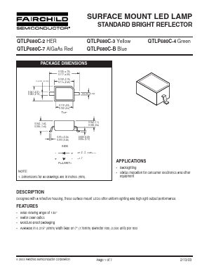 QTLP680C-7 Datasheet PDF Fairchild Semiconductor