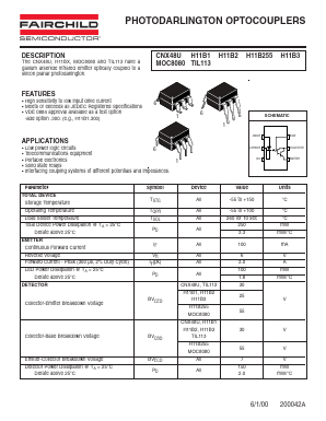 CNX48U3SD Datasheet PDF Fairchild Semiconductor