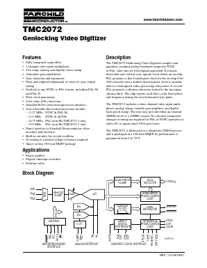 TMC2072 Datasheet PDF Fairchild Semiconductor