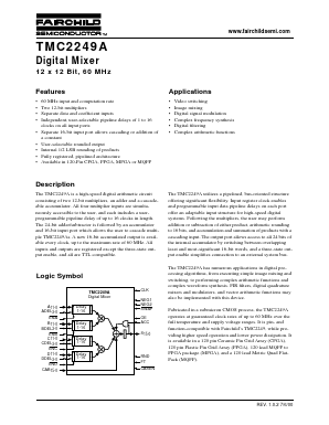 TMC2249AG1C1 Datasheet PDF Fairchild Semiconductor
