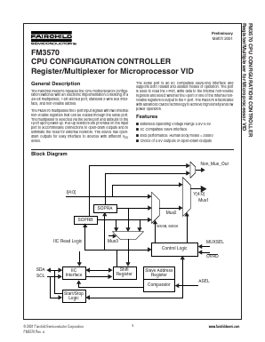 FM3570 Datasheet PDF Fairchild Semiconductor