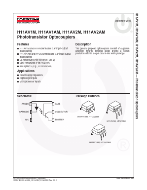 H11AV1FVM Datasheet PDF Fairchild Semiconductor