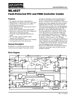 ML4827IS-2 Datasheet PDF Fairchild Semiconductor