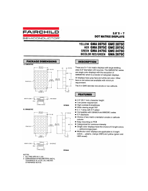 GMA2975C Datasheet PDF Fairchild Semiconductor