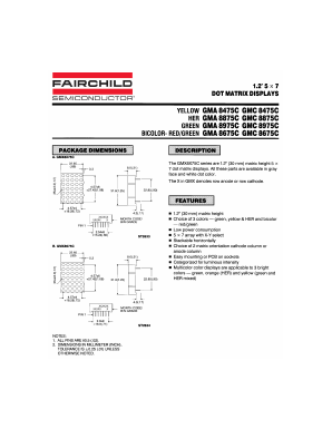 GMC8875C Datasheet PDF Fairchild Semiconductor