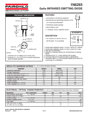1N6265 Datasheet PDF Fairchild Semiconductor
