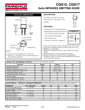 CQX17 Datasheet PDF Fairchild Semiconductor