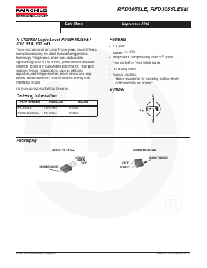 RFD3055LE Datasheet PDF Fairchild Semiconductor