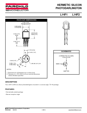 L14F1 Datasheet PDF Fairchild Semiconductor