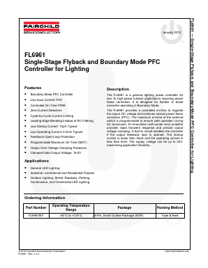 FL6961 Datasheet PDF Fairchild Semiconductor
