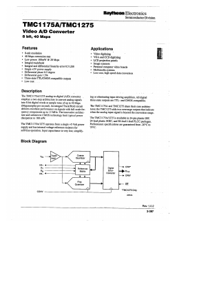 TMC1175AM7C20 Datasheet PDF Fairchild Semiconductor