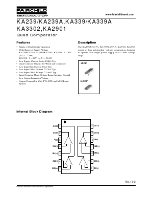 KA239AD Datasheet PDF Fairchild Semiconductor