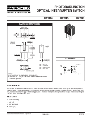 H22B4_02 Datasheet PDF Fairchild Semiconductor