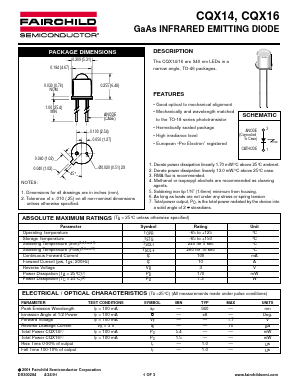 CQX16 Datasheet PDF Fairchild Semiconductor