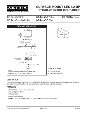 QTLP610C-7 Datasheet PDF Fairchild Semiconductor