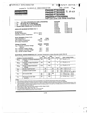 FTSO4249 Datasheet PDF Fairchild Semiconductor