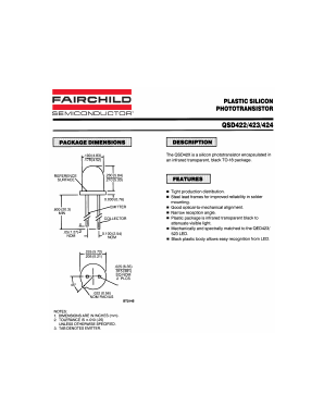 QSD423 Datasheet PDF Fairchild Semiconductor