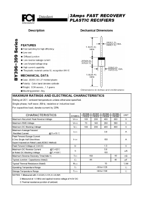 BY399 Datasheet PDF First Components International